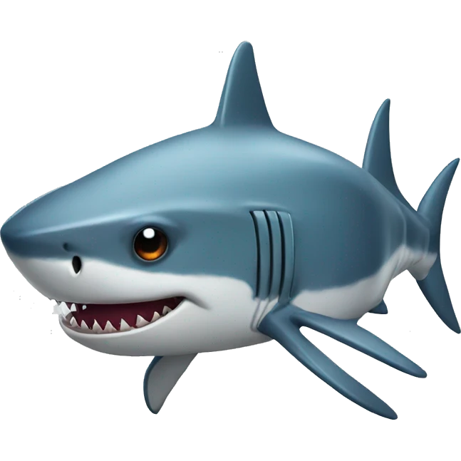 shark robot emoji