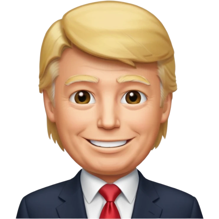 Trump looking se emoji