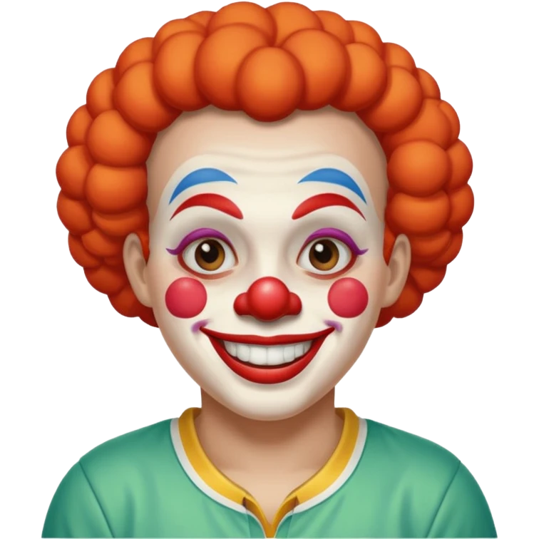 tennis player clown emoji