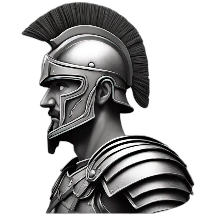 centurion-profile-pen-art emoji
