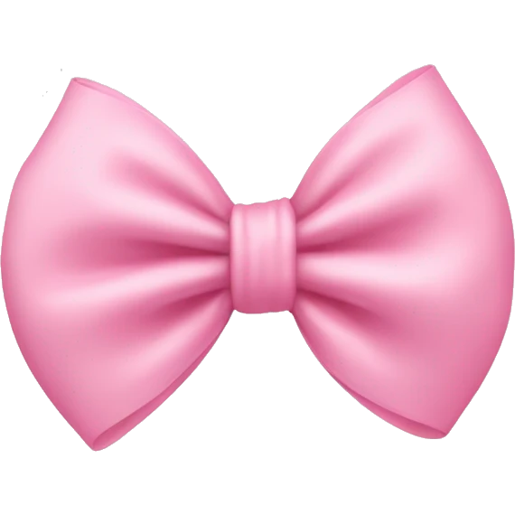 Baby pink bow  emoji