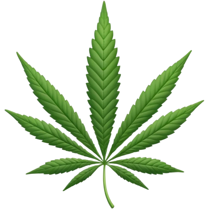 white marijuana icon emoji