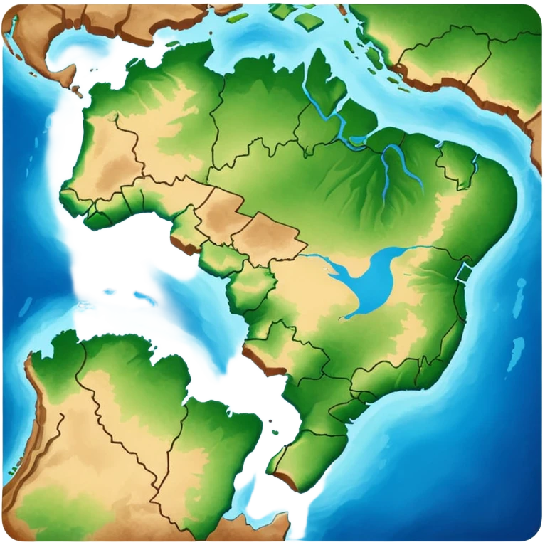 Map of Brazil emoji