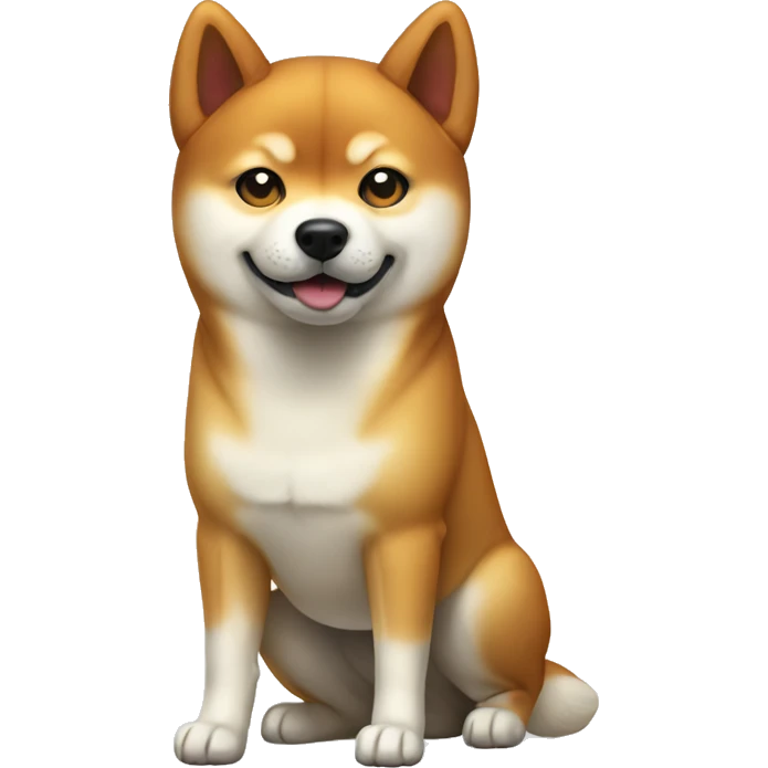 Shiba Inu full body emoji