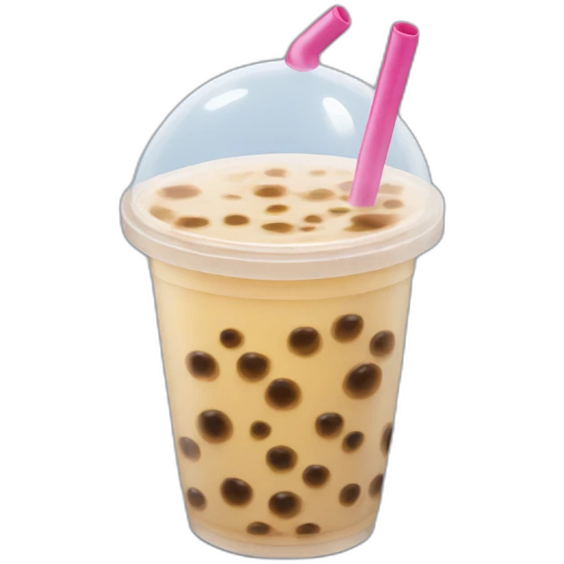 bubble tea with squid legs emoji