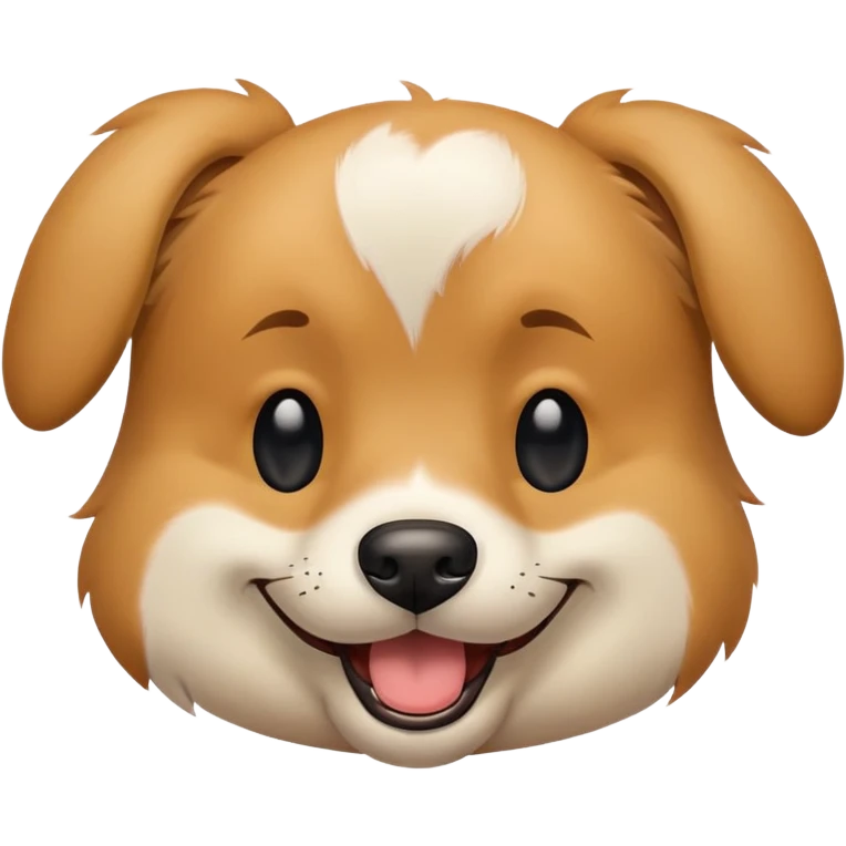 dog winking emoji