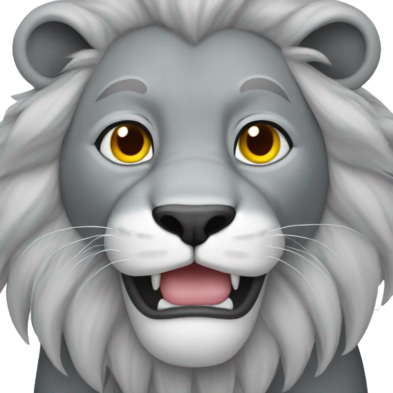 Grey lion chub emoji