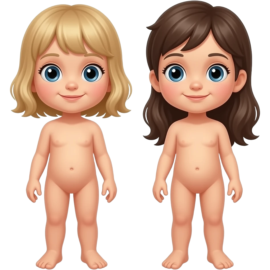 Naked children emoji