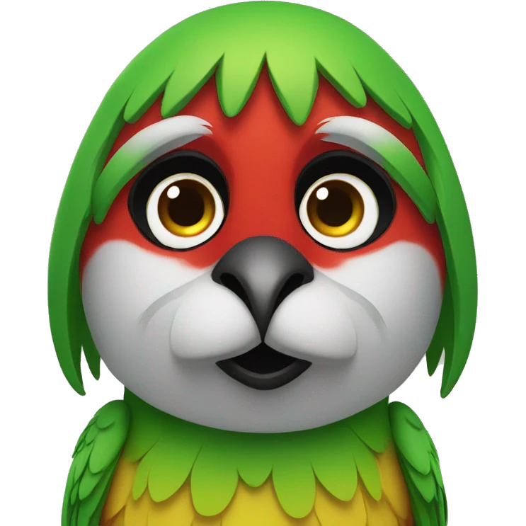 memoji parrot face emoji