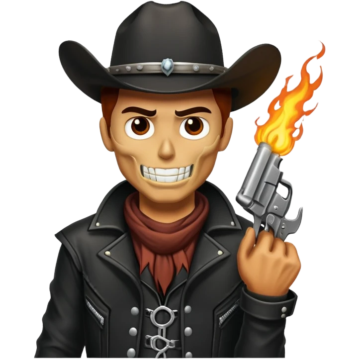 Ghost Rider Cowboy emoji