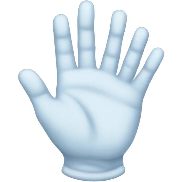Cold hand emoji