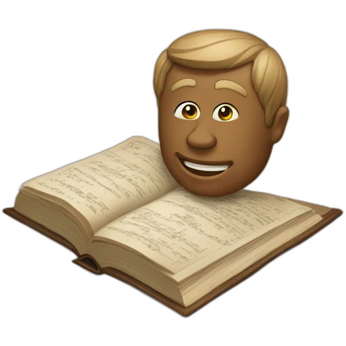 Estudando história emoji