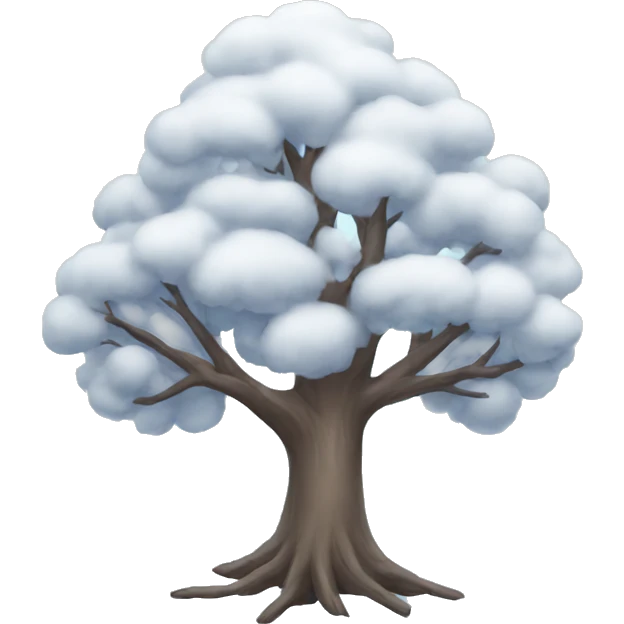 winter tree emoji