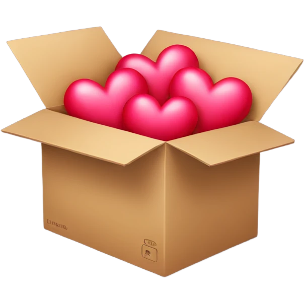 Box with hearts  emoji