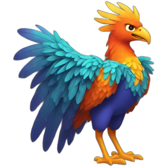 phoenix full body emoji