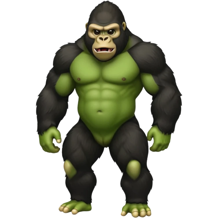 gorilla tag gorilla green no legs emoji