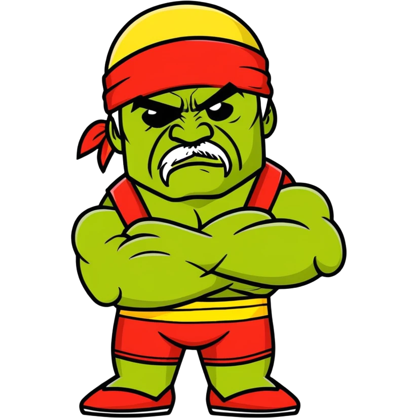 Hulk hogan bandana emoji