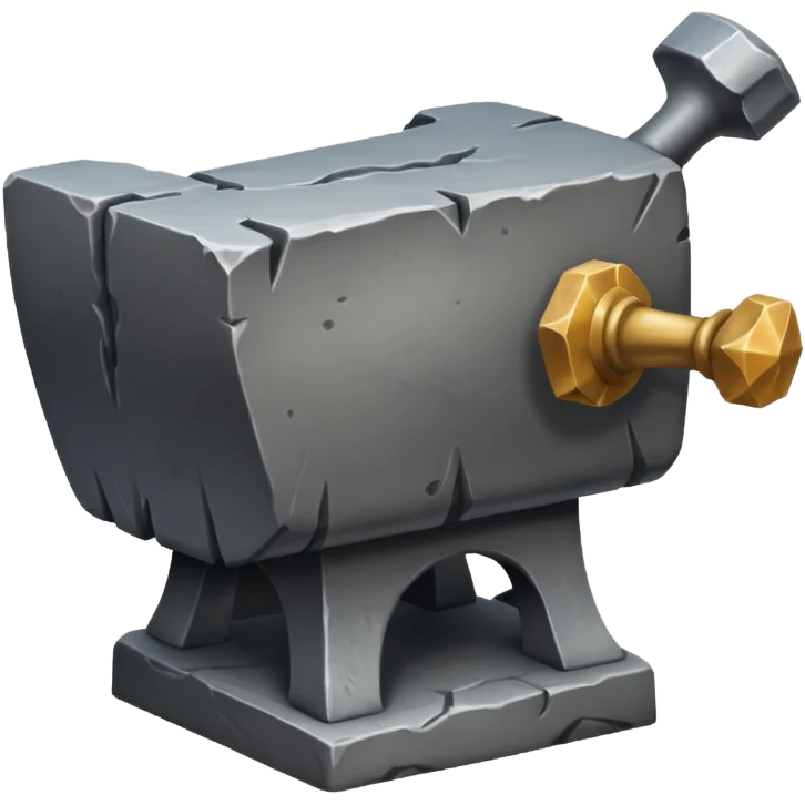 stone anvil emoji
