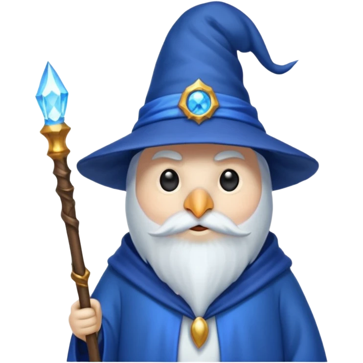 Penguin Wizard emoji