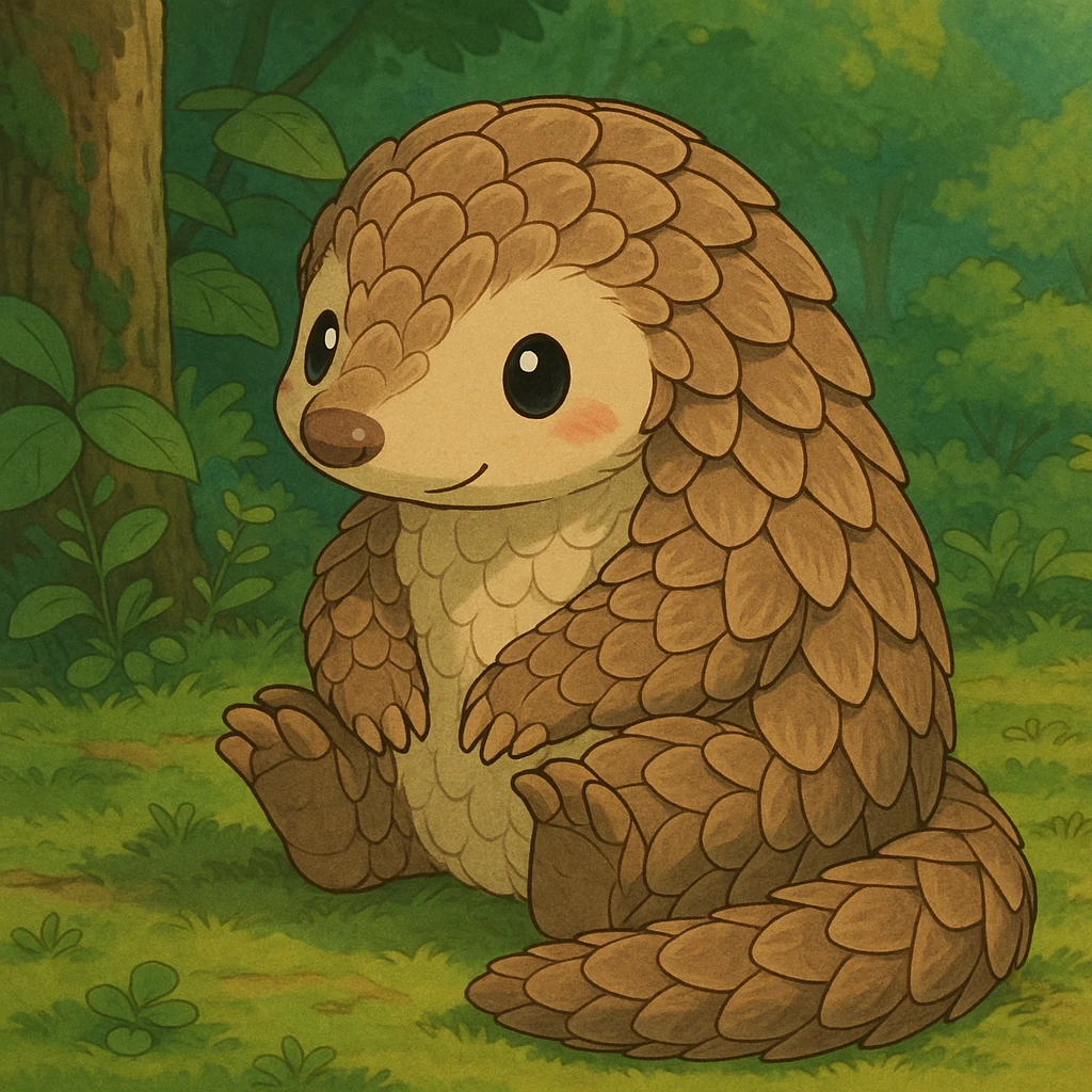 cute pangolin emoji