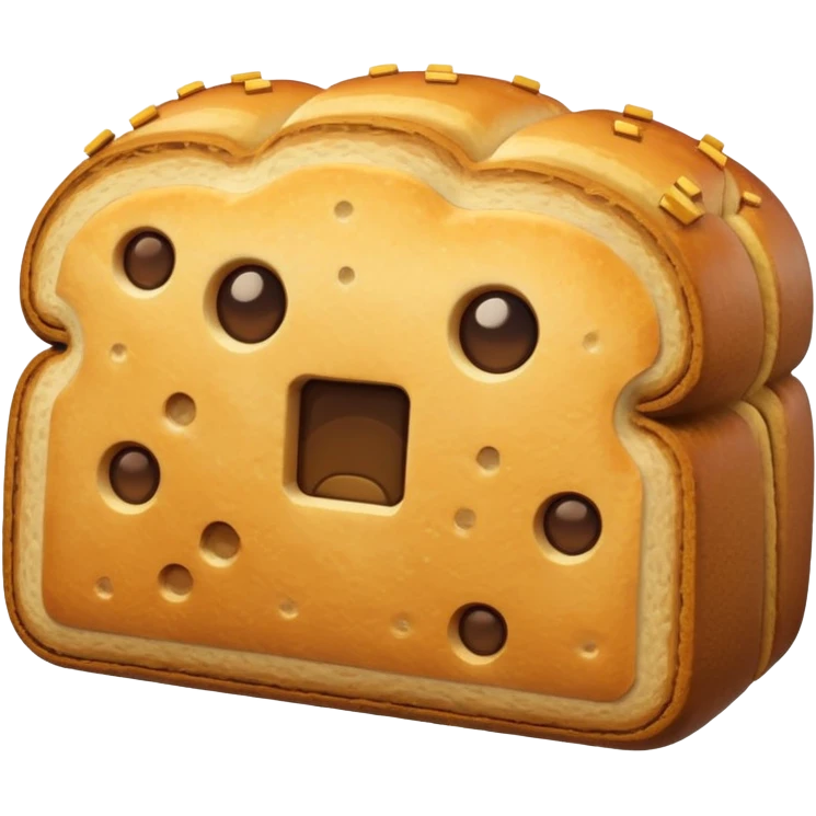 Minecraft bread emoji