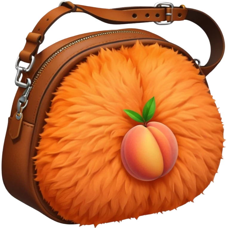peach + bum bag emoji