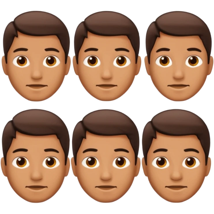 اعملي وجه رجل يتحرك يمين شيمال emoji