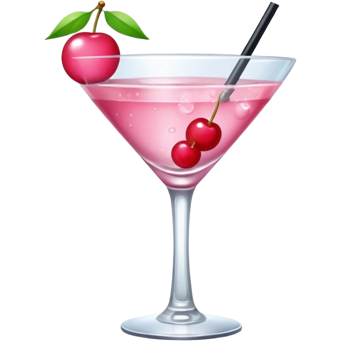 pink cocktail in a mini glass emoji
