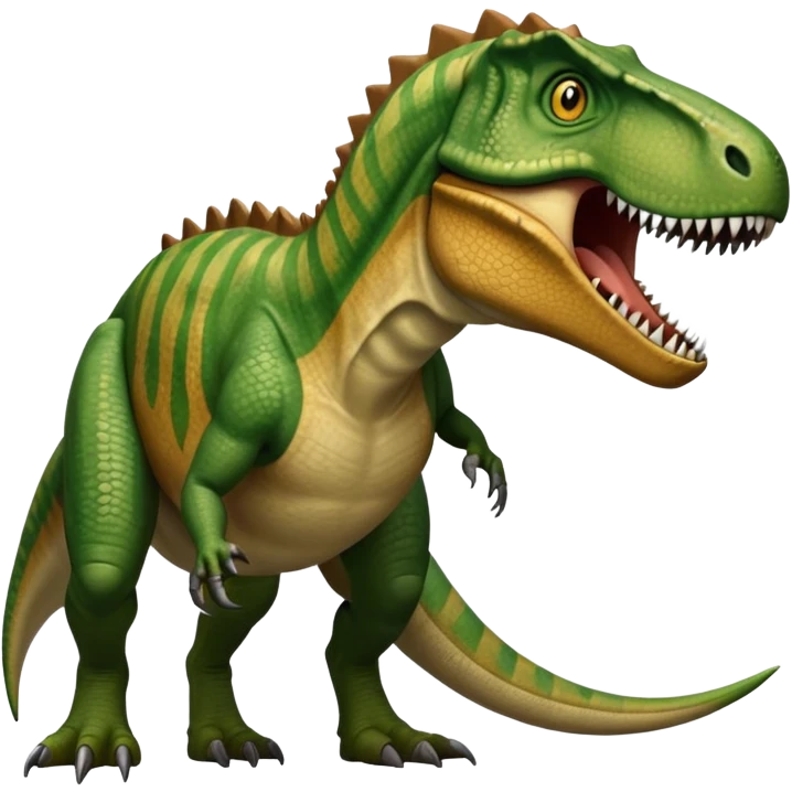 highly realistic allosaurus emoji