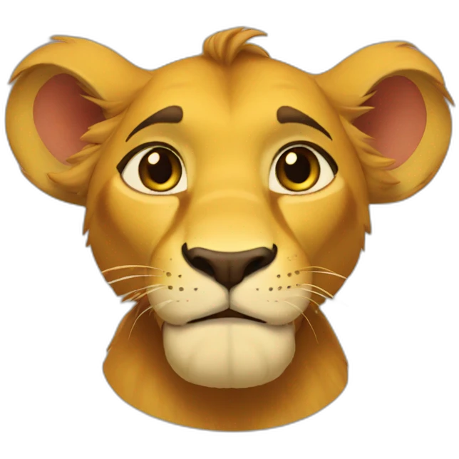 Simba emoji