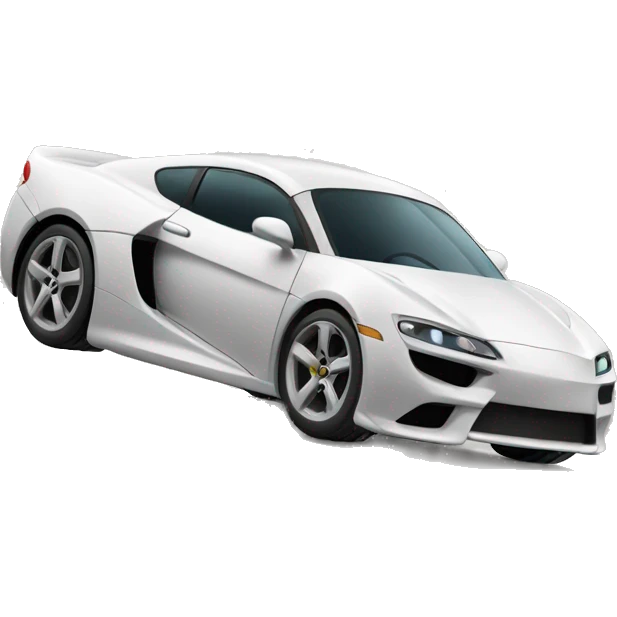 sports car going fast emoji