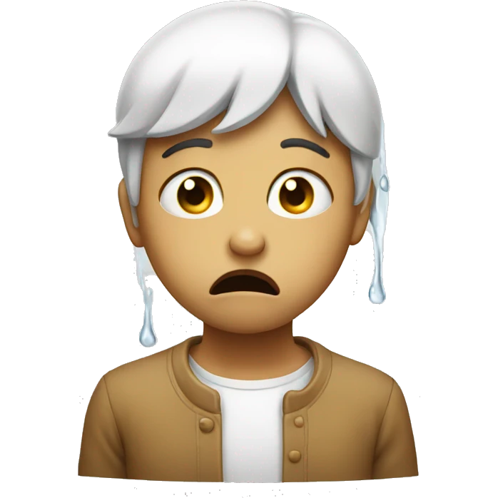 crying while eating emoji