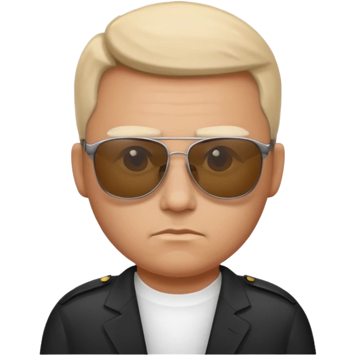 school security, sun glasses emoji