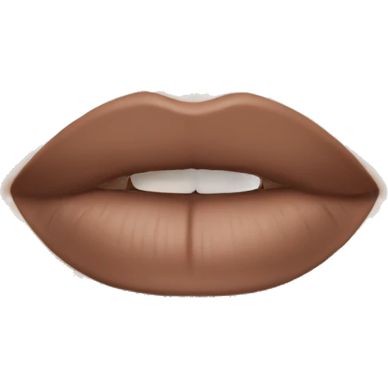 Nude lipstick emoji