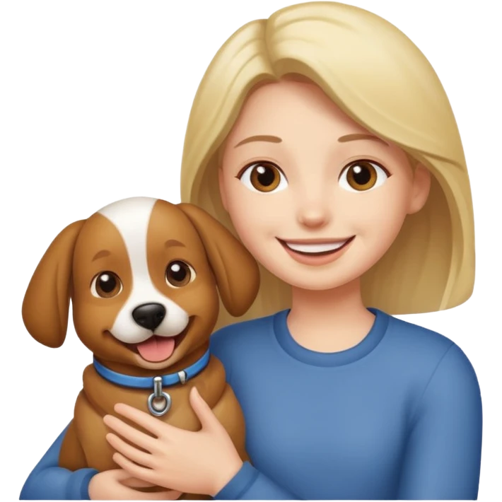 Person is playing with his dog emoji