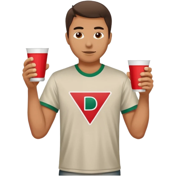 Guy playing beer game dartmouth emoji