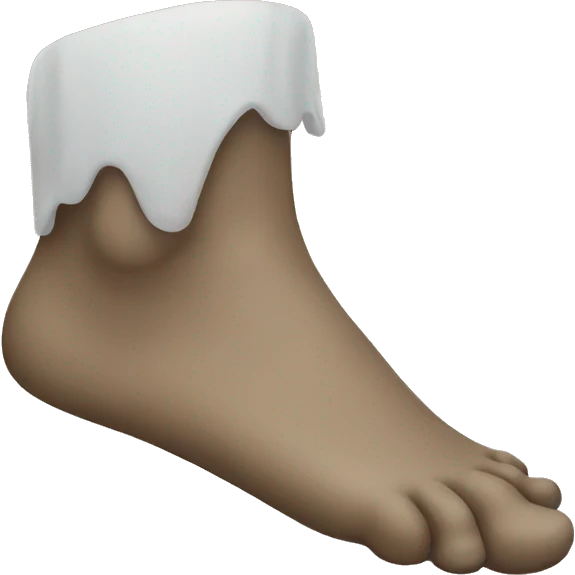 foot emoji