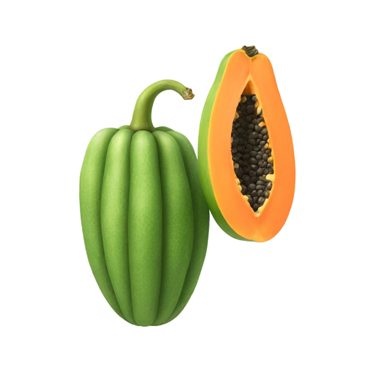 Papaya  emoji