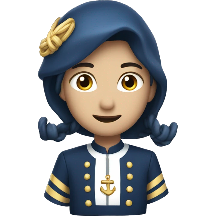 cœur bleu marine emoji