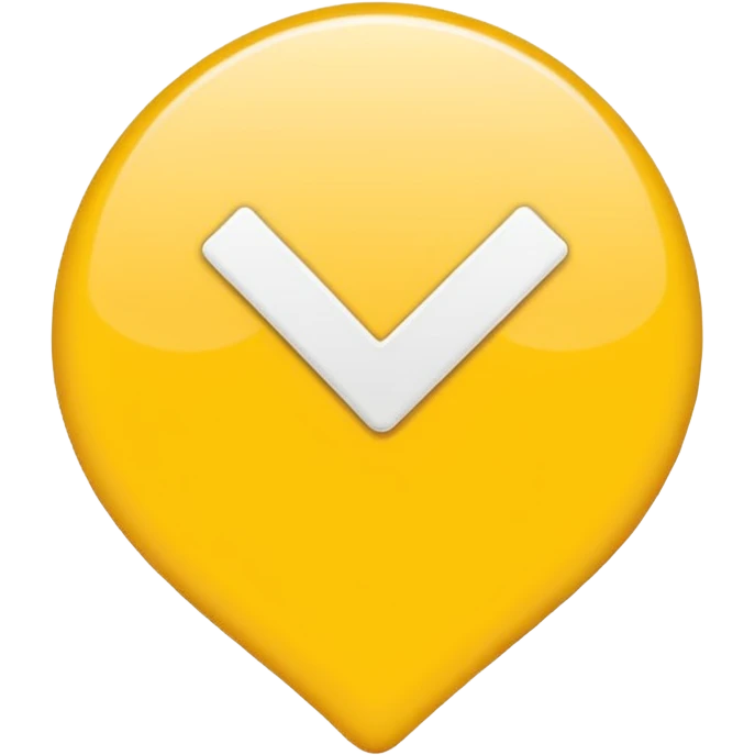 pastel yellow check mark emoji