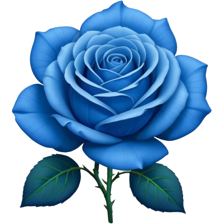 Emoji de una Rosa azul emoji
