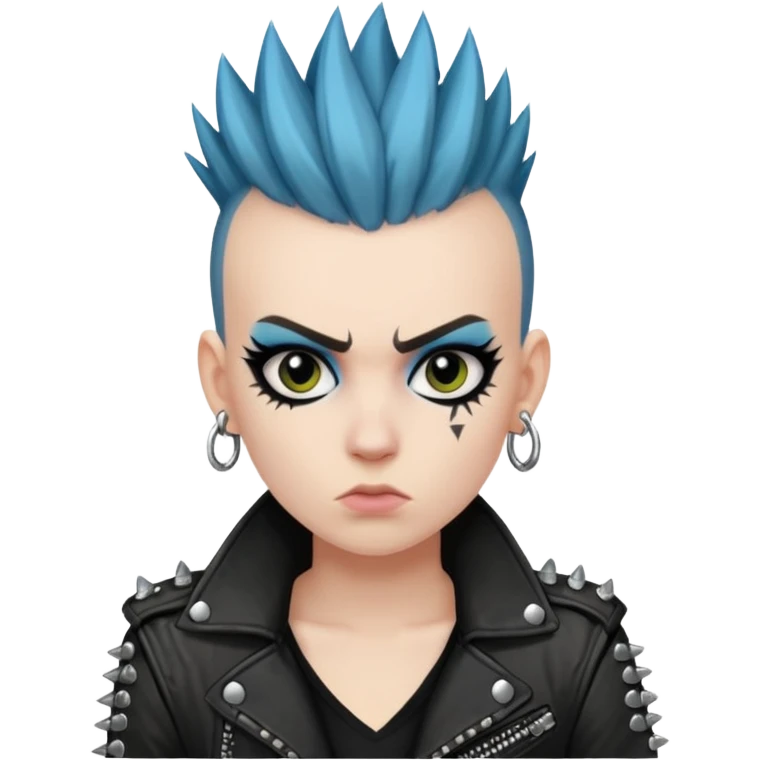 a punk rocker emoji
