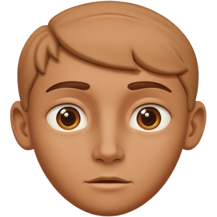 Clay boy face emoji