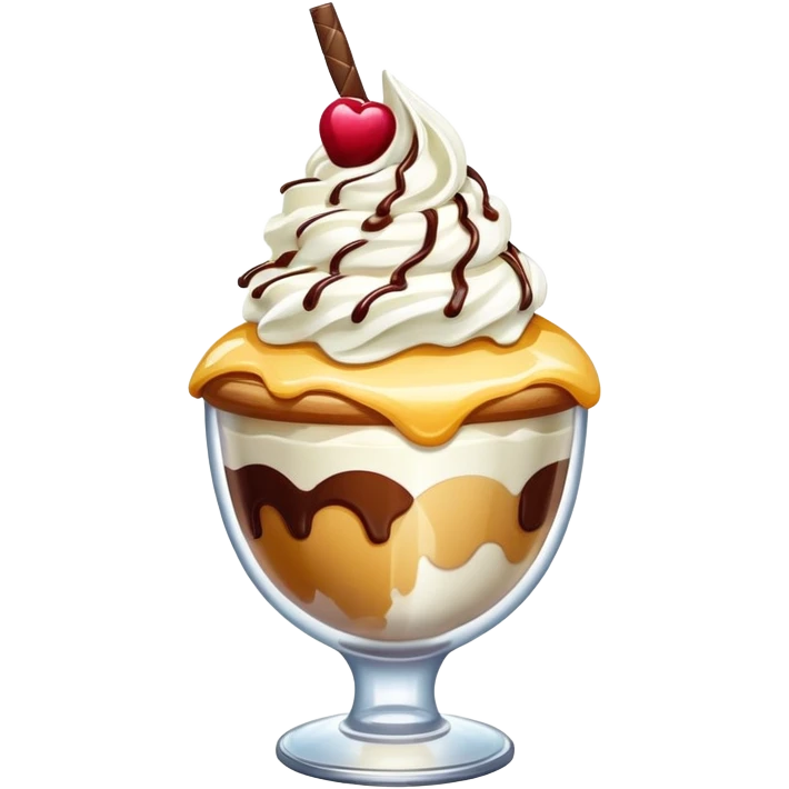 ultra realistic sundae emoji