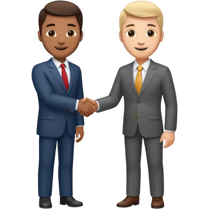 two men shaking hands emoji