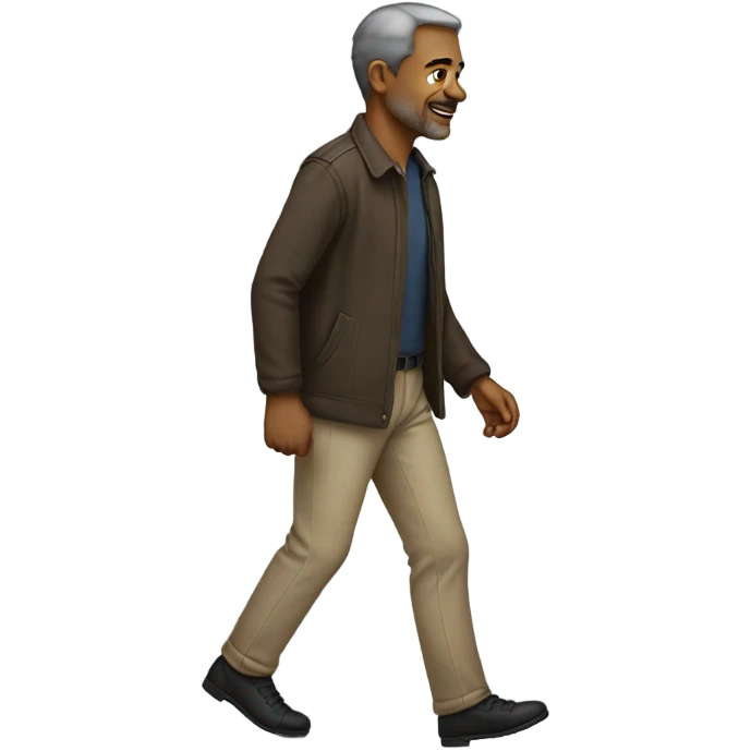 Man walking towards right  emoji