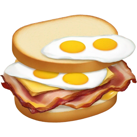 Bacon egg sandwich  emoji