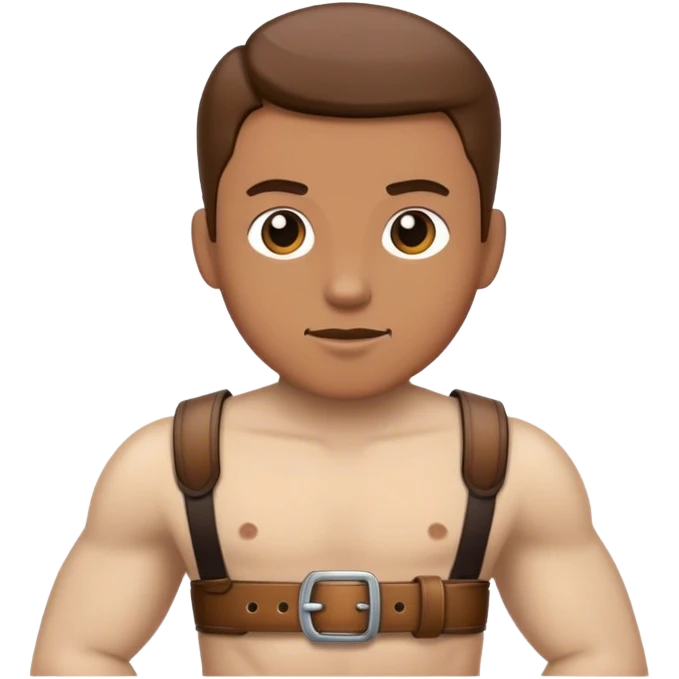 Un papa avec une ceinture  emoji