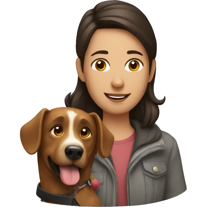 Me with dog emoji