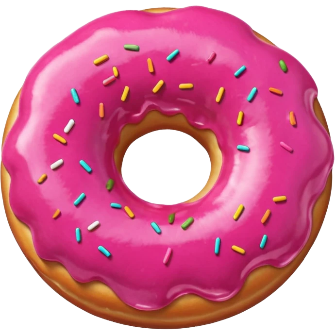 frambuazlı donut emoji